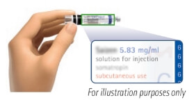 Image of zoom in of label of the cartridge
