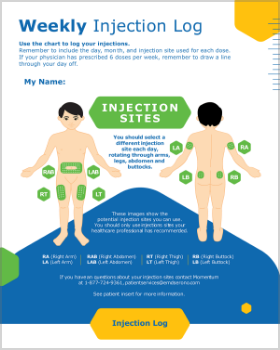 weekly injection log thumbnail